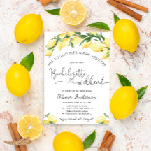 Hauptpresse Lemon Bachelorette Wochenende Einladun