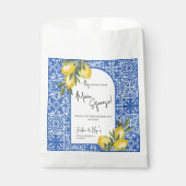 Hauptpresse Lemon & Blue Tile Verlobung gefunden Geschenktütchen (Vorderseite)