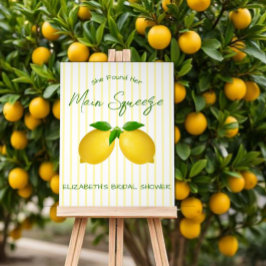 Hauptpresse Lemon Brautparty Acrylschild