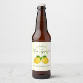 Hauptpresse Lemon Brautparty Bierflaschenetikett (Vorderseite)