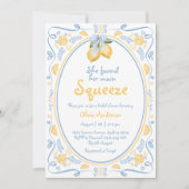 Hauptpresse Lemon Brautparty Einladung (Vorderseite)