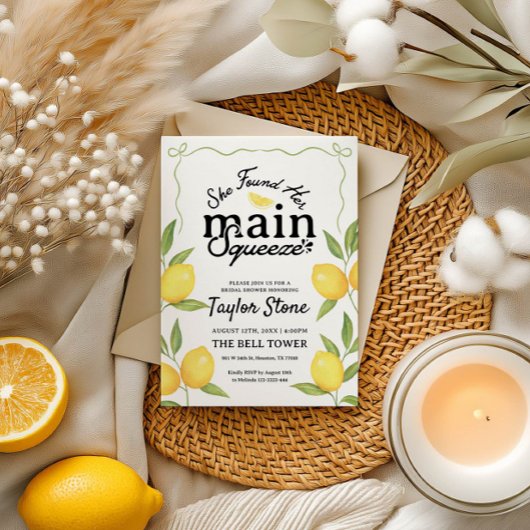 Hauptpresse | Lemon Brautparty Einladung