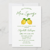 Hauptpresse Lemon Brautparty Einladung (Vorderseite)