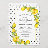 Hauptpresse Lemon Brautparty Einladung (Vorne/Hinten)