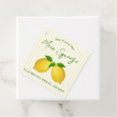 Hauptpresse Lemon Brautparty Geschenkanhänger (Beispiel)