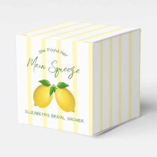Hauptpresse Lemon Brautparty Geschenkschachtel (Vorderseite)