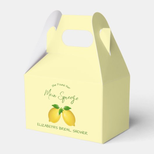 Hauptpresse Lemon Brautparty Geschenkschachtel (Vorderseite)