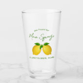Hauptpresse Lemon Brautparty Glas (Vorderseite)