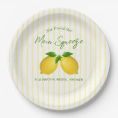 Hauptpresse Lemon Brautparty Pappteller (Vorderseite)