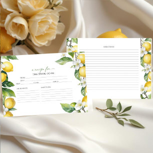 Hauptpresse Lemon Brautparty Rezept Cards Einladung