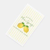 Hauptpresse Lemon Brautparty Serviette (Ecke)