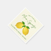 Hauptpresse Lemon Brautparty Serviette (Ecke)