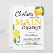 Hauptpresse Lemon Bridal Dusche Einladung (Vorderseite)