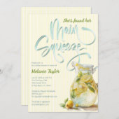 Hauptpresse Lemon Bridal Dusche Einladung (Vorne/Hinten)