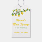Hauptpresse Lemon Gender Neutral Baby Dusche Geschenkanhänger (Vorderseite)