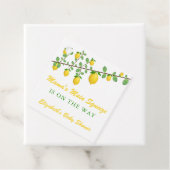 Hauptpresse Lemon Gender Neutral Baby Dusche Geschenkanhänger (Beispiel)