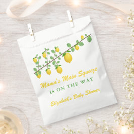 Hauptpresse Lemon Gender Neutral Baby Dusche Geschenktütchen