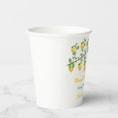 Hauptpresse Lemon Gender Neutral Baby Dusche Pappbecher (Rechts)