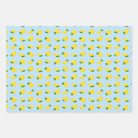 Hauptpresse Lemon Geschenkwrake Geschenkpapier Set (Vorderseite 2)