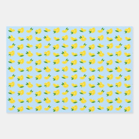 Hauptpresse Lemon Geschenkwrake Geschenkpapier Set (Vorderseite)