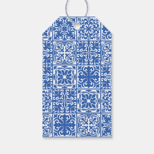 Hauptpresse Lemon Mediterrane Fliesendusche Gefall Geschenkanhänger (Rückseite)