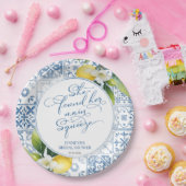 Hauptpresse | Lemon Mediterranes Brautparty Pappteller (Party)