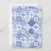 Hauptpresse Lemon Mittelmeer Brautparty Einladung (Rückseite)