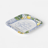 Hauptpresse Lemon Mittelmeer Brautparty Pappteller (Gewinkelt)