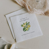 Hauptpresse Lemon Themed Brautparty Serviette