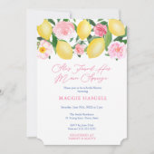 Hauptpresse Lemons Mittelmeer Brautparty Einladung (Vorderseite)