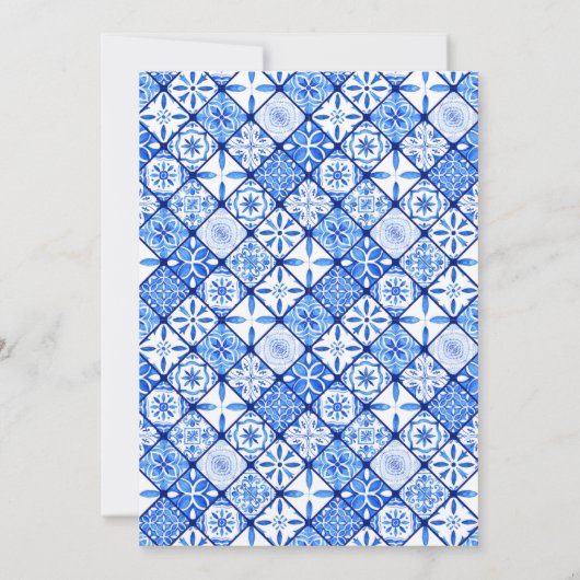 Hauptpresse Mittelmeerlemon Brautparty Einladung (Rückseite)