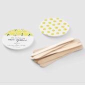 Hauptpresse Modernes einfaches Lemon-Brautparty Fächer (Non-assembled)