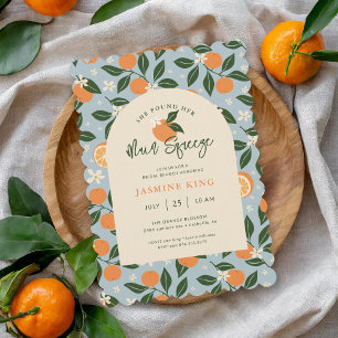 Hauptpresse Orange Citrus Bridal Brunch Einladung