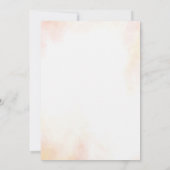 Hauptpresse Orange Fruit Baby Dusche Einladung (Rückseite)