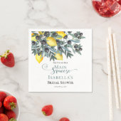 Hauptpresse | Schwarzes Brautparty Serviette (Beispiel)