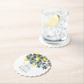 Hauptpresse | Schwarzes Brautparty Untersetzer (Vor Ort)