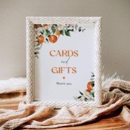 Hauptpresse Zitrus eucalyptus Karten und Geschenke Poster