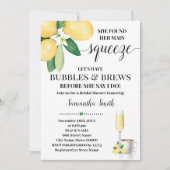 Hauptpressenblasen & Brautparty gefunden Einladung (Vorderseite)