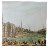 Hauptquadrat in großartigem Kairo, mit Murad Beys Fliese (Vorderseite)