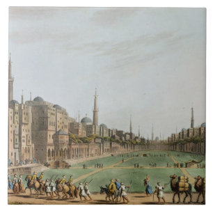 Hauptquadrat in großartigem Kairo, mit Murad Beys Fliese