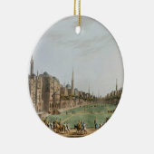 Hauptquadrat in großartigem Kairo, mit Murad Beys Keramikornament (Rechts)