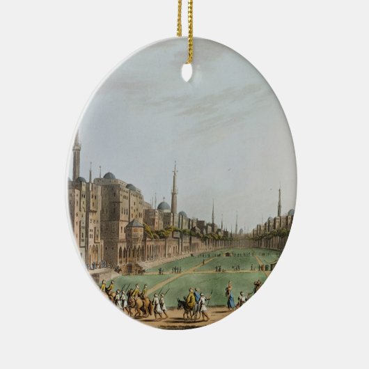 Hauptquadrat in großartigem Kairo, mit Murad Beys Keramikornament (Rechts)