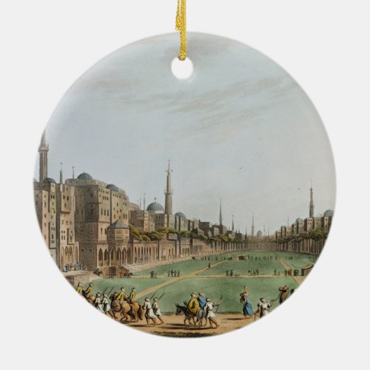 Hauptquadrat in großartigem Kairo, mit Murad Beys Keramikornament (Hinten)