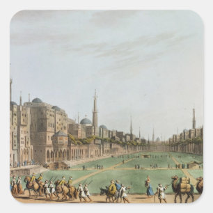 Hauptquadrat in großartigem Kairo, mit Murad Beys Quadratischer Aufkleber