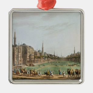 Hauptquadrat in großartigem Kairo, mit Murad Beys Silbernes Ornament