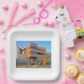 Hauptquartier des demokratischen Party Pappteller (Party)