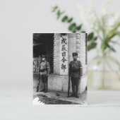 Hauptquartier für Kriegsrecht Postkarte (Stehend Vorderseite)