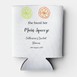 Hauptqueeze ZitronenZitrusfrüchte Brautparty Name  Dosenkühler