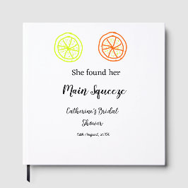 Hauptqueeze ZitronenZitrusfrüchte Brautparty Name  Gästebuch