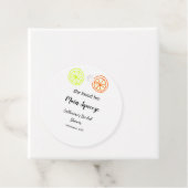 Hauptqueeze ZitronenZitrusfrüchte Brautparty Name  Geschenkanhänger (Beispiel)